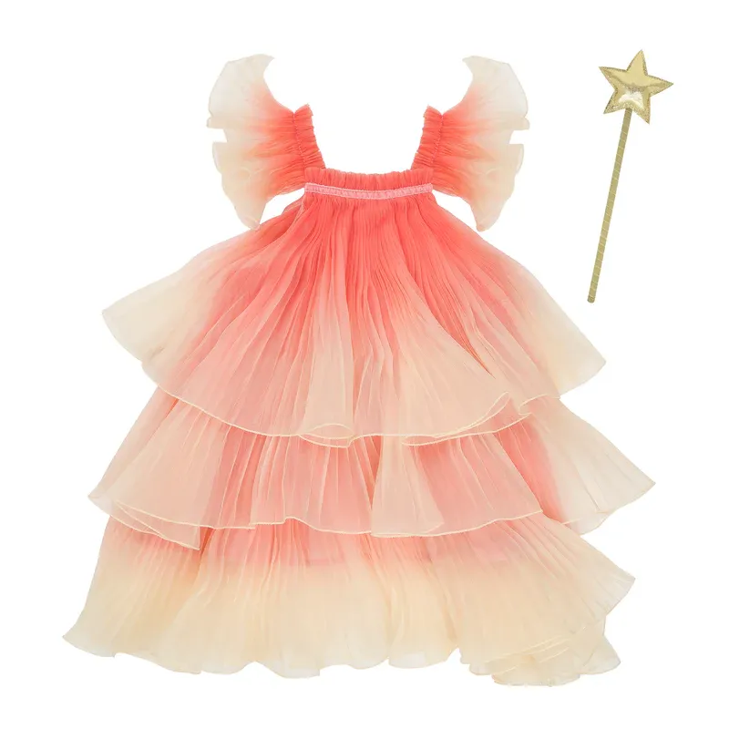 Meri Meri Fairy costume fata tulle 5-6 anni arcobaleno