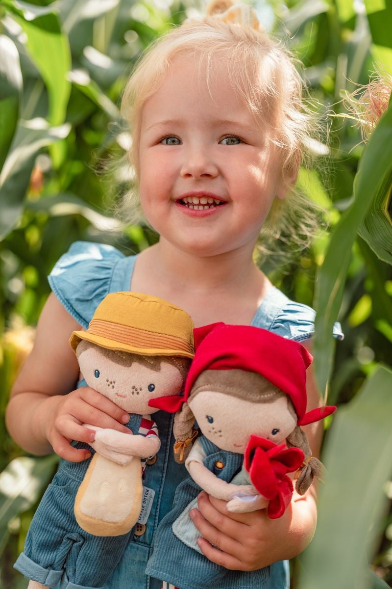 Little Dutch Little Farm Rosa bambola di stoffa con pecora 33 cm