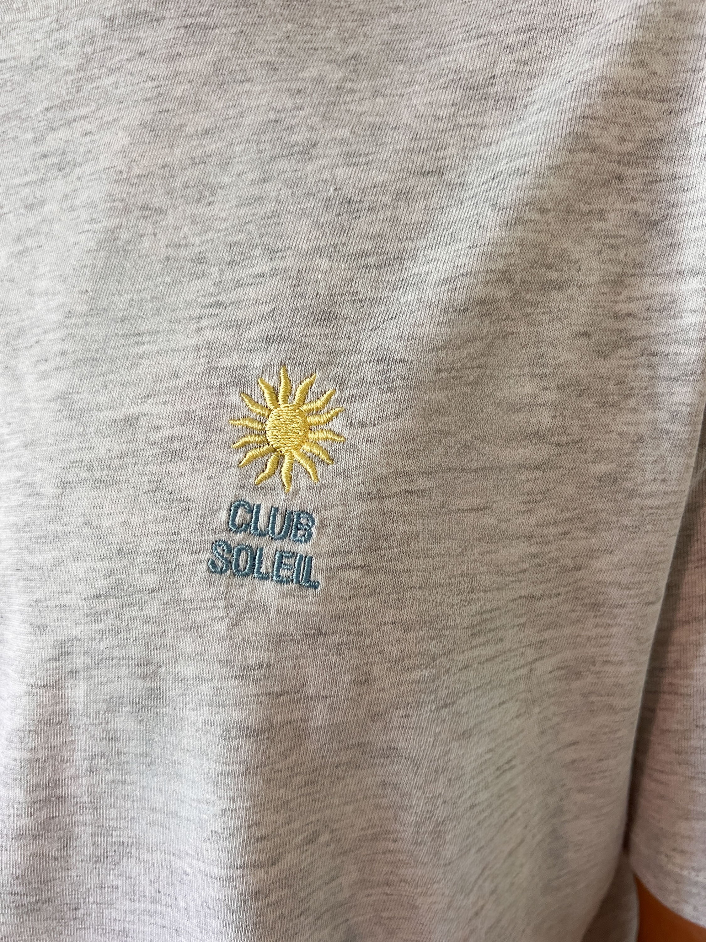 Ella and Rapha Club Soleil t-shirt uomo grigia cotone organico