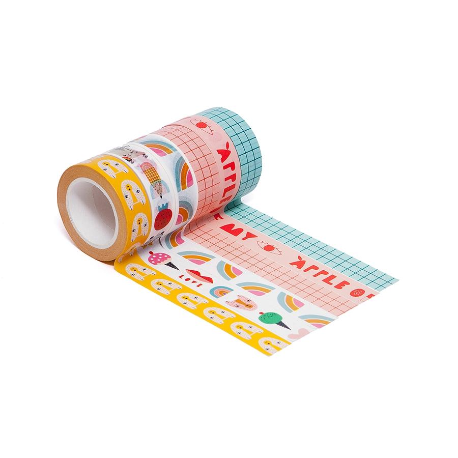 Petit Monkey Apple of My Eye washi tapes 6 nastri 10 m