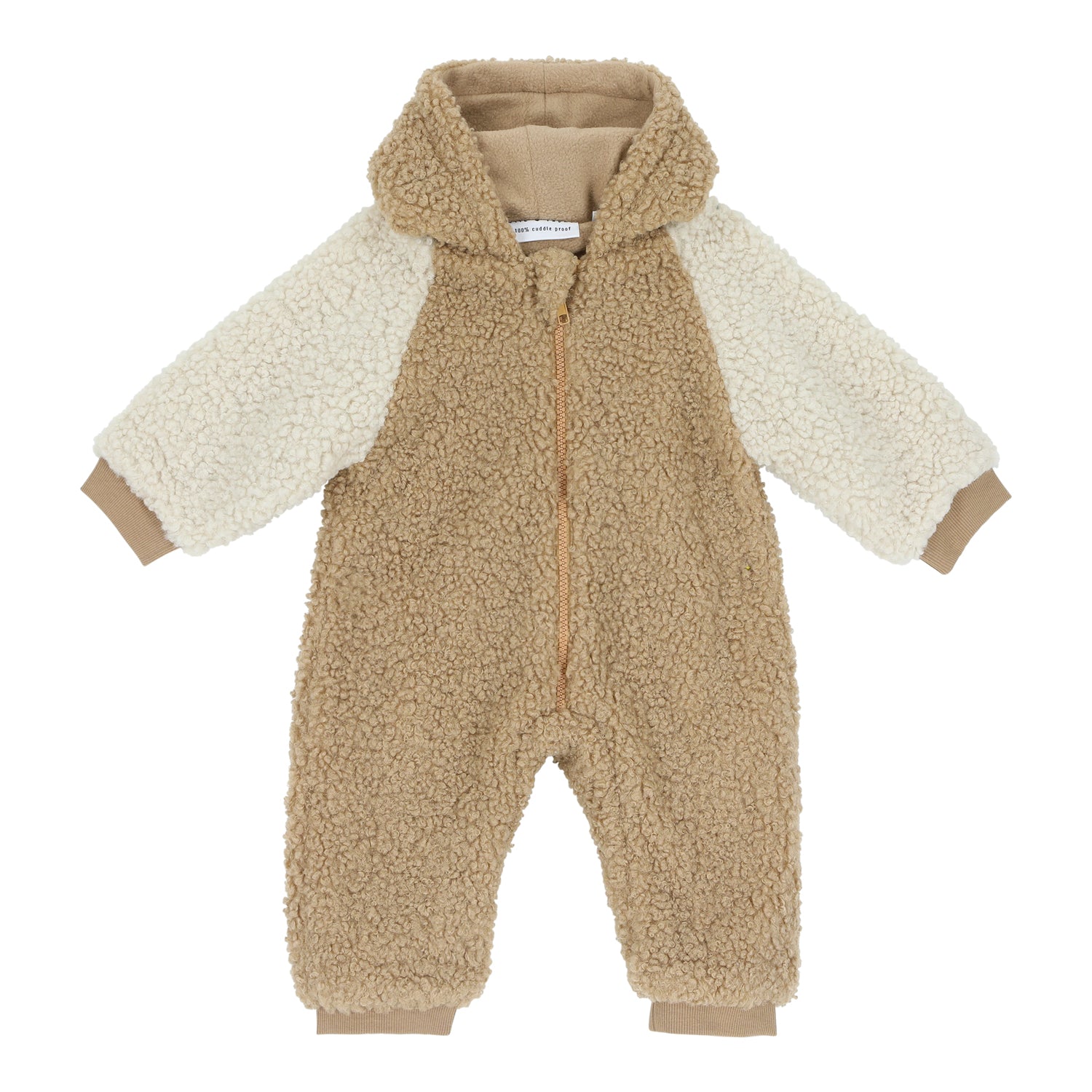 Ella and Rapha Teddy Moon Suit tuta beige calda