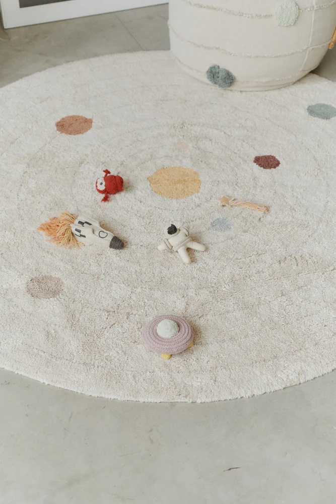 Lorena Canals Solar System tappeto rotondo 150 cm cotone