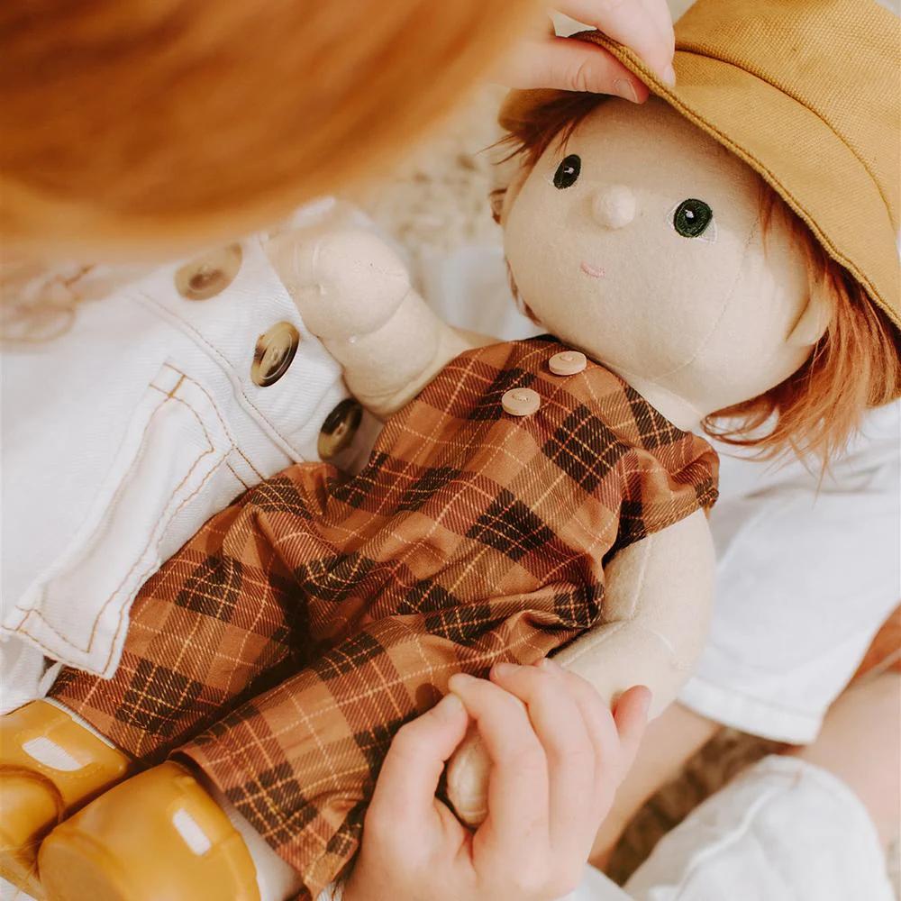 OlliElla Dinkum Dolls Travel Togs Apricot accessori 35 cm