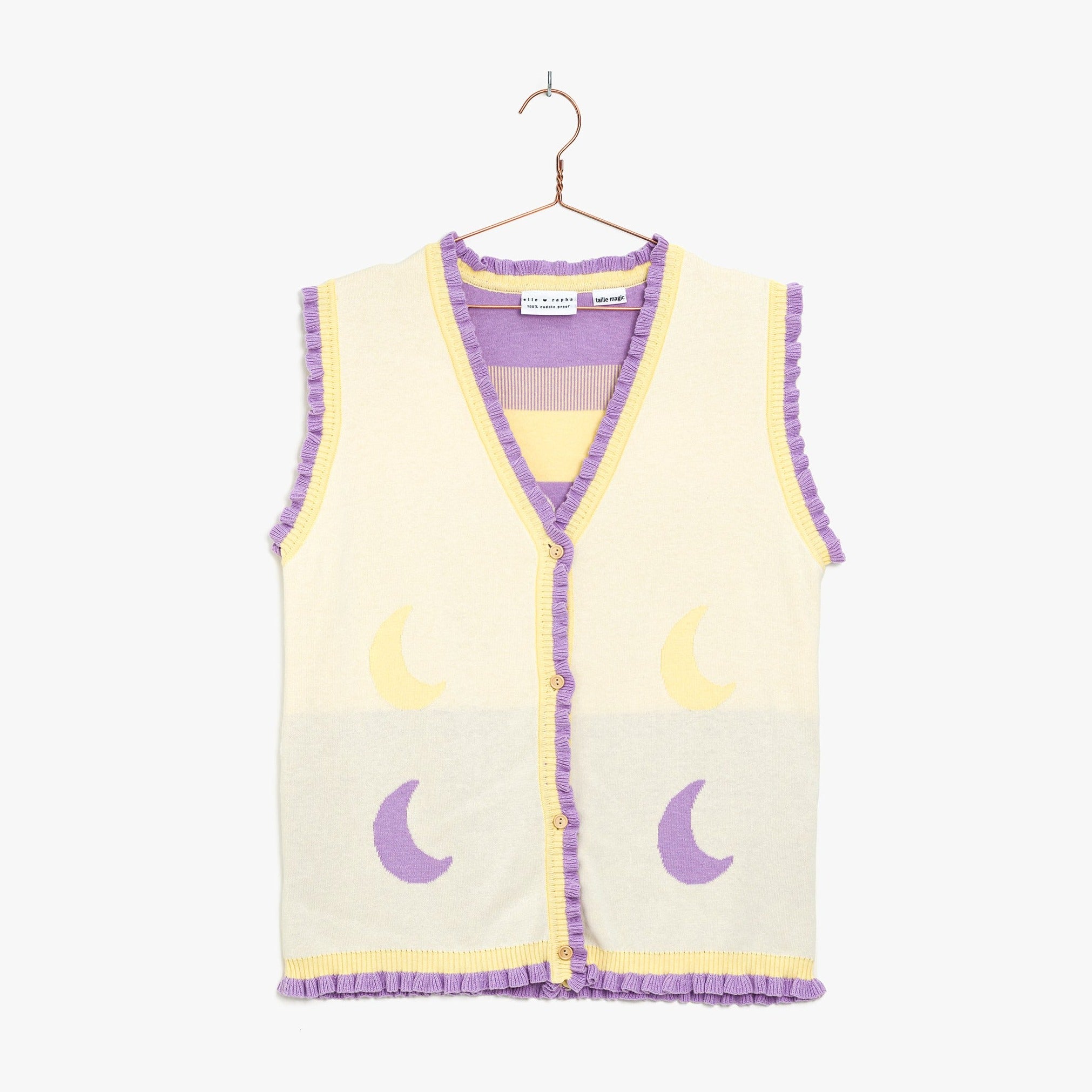 Ella and Rapha Full Moon gilet donna giallo
