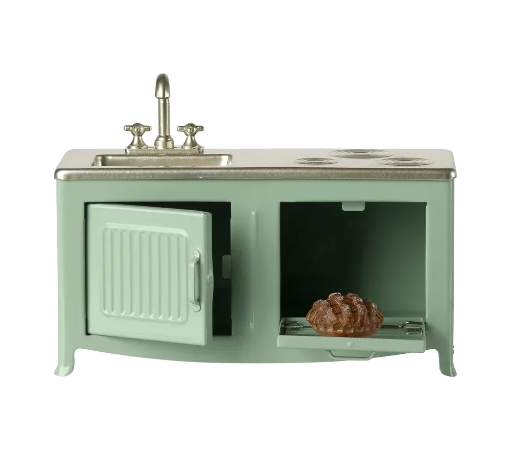 Maileg Topo cucina vintage menta 14 cm