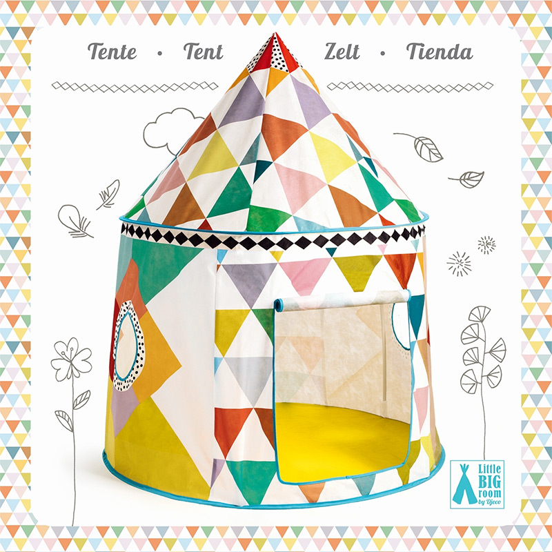 Djeco Indian Circo tenda gioco 106x130 cm dai 3 anni