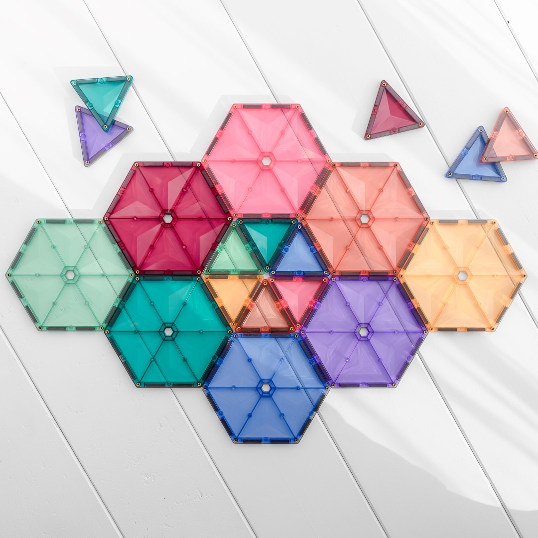 Connetix Tiles Costruzioni Magnetiche 40 Pezzi Pastel