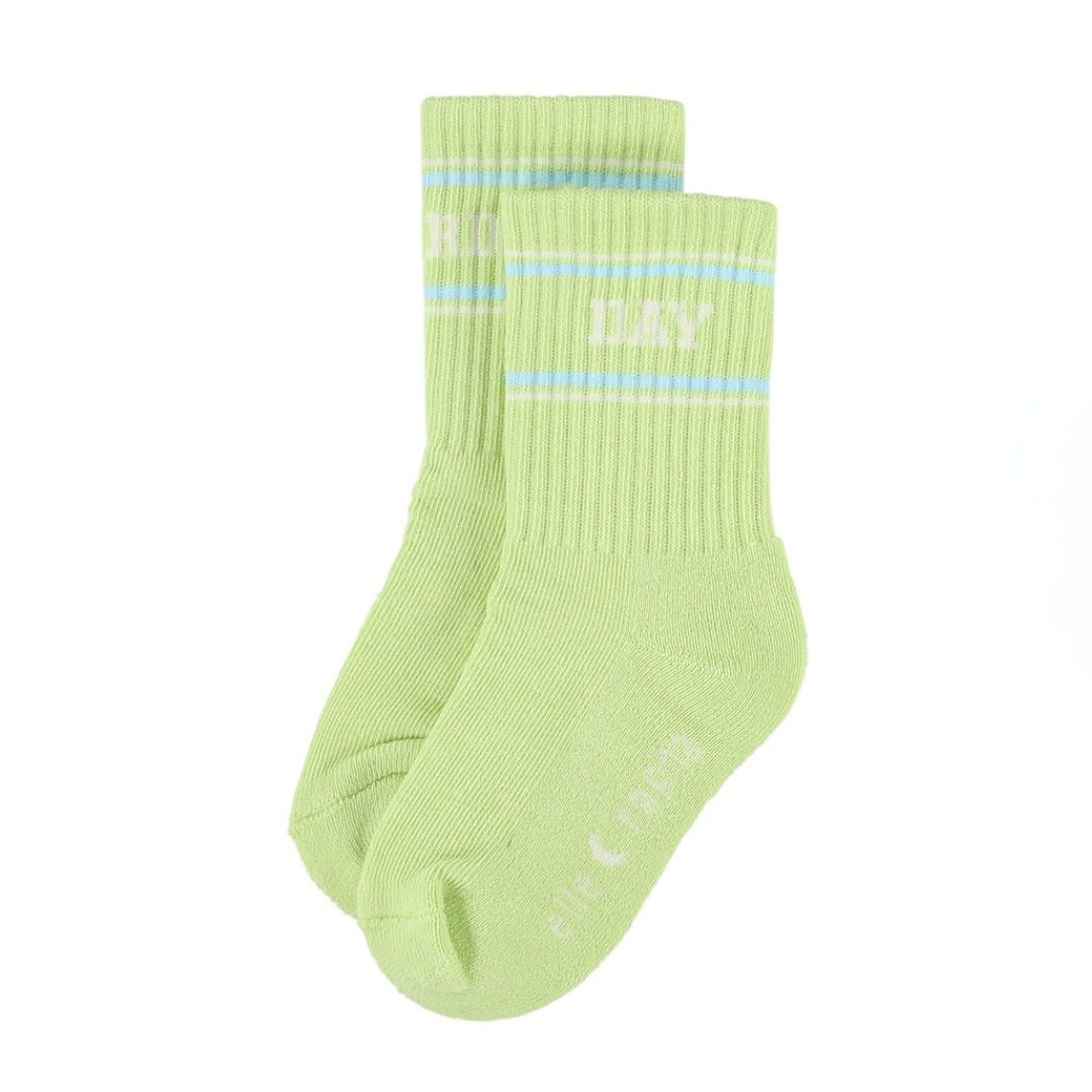 Ella and Rapha Daydreamer calzini bimbo pistacchio cotone