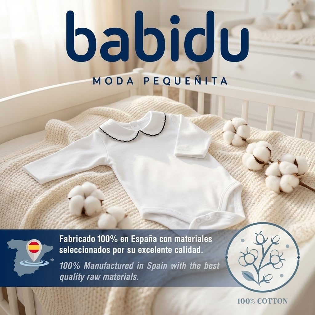 Babidu Polo body neonato piqué cotone manica corta