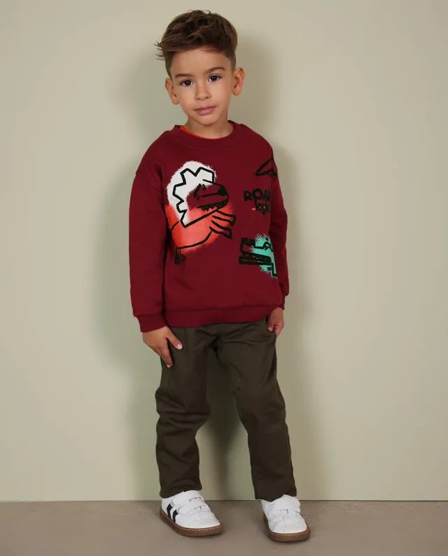 Tuc Tuc Pantaloni Bambino Verde Oliva Tasche Twill