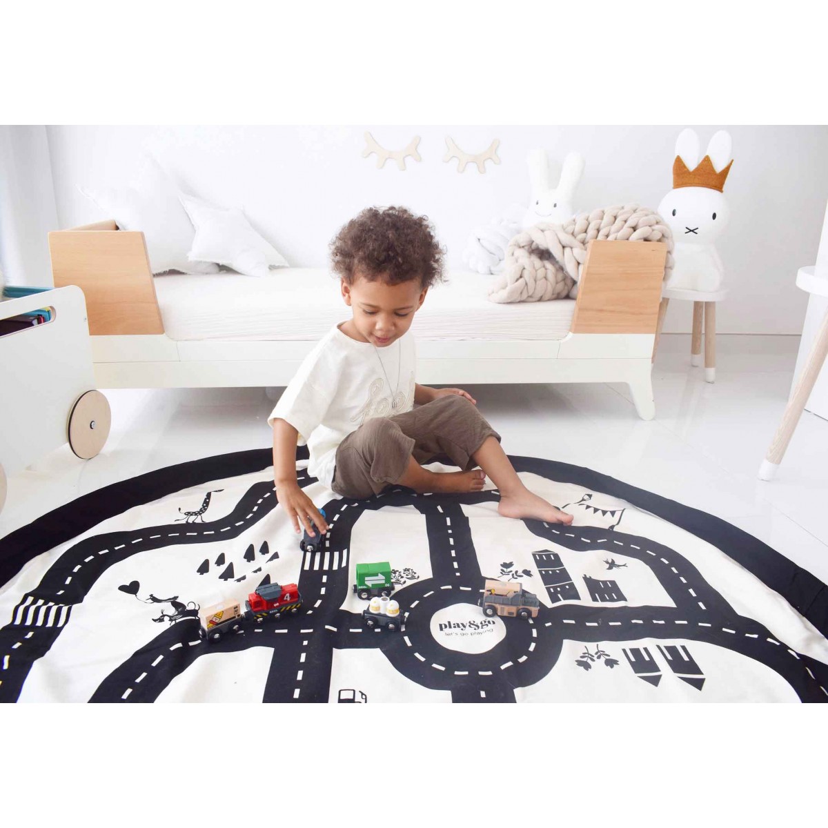 Play&Go Roadmap sacco portagiochi tappeto 140 cm