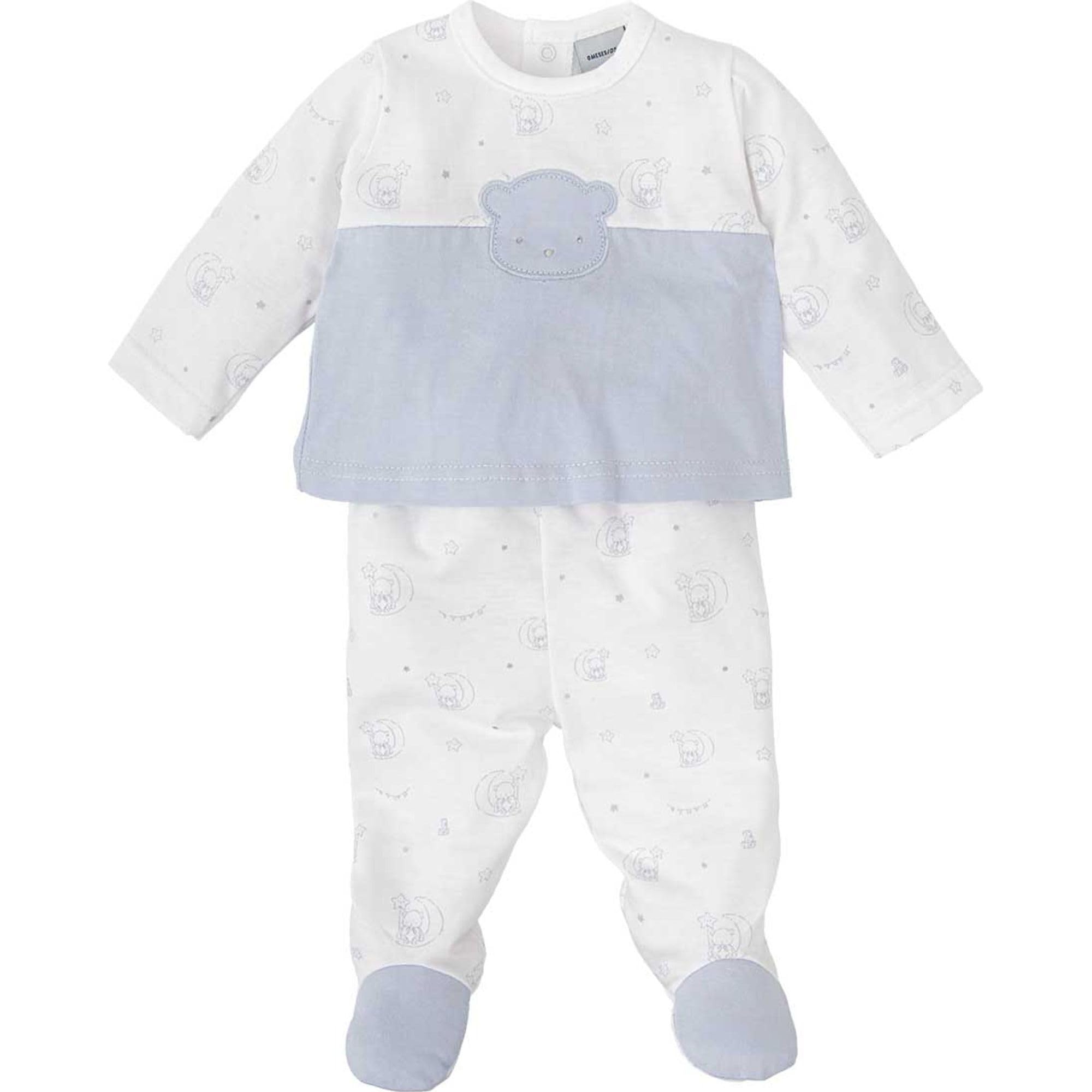 Babidu Set Neonato Maglia Orsetto + Ghetta 6 Mesi Cotone