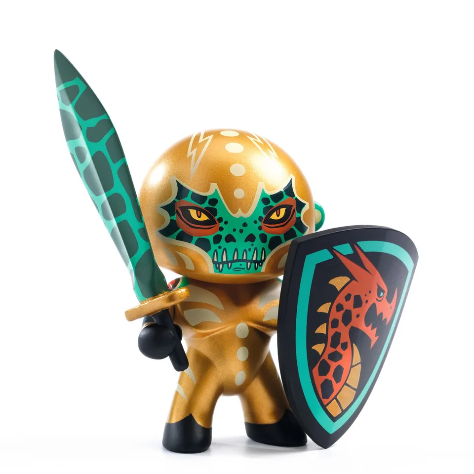 Djeco Arty Toys Draco Cavaliere figura in vinile articolata