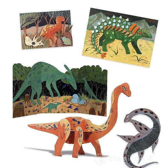 Djeco Dino set creativo multiattività 6 attività dai 6 anni