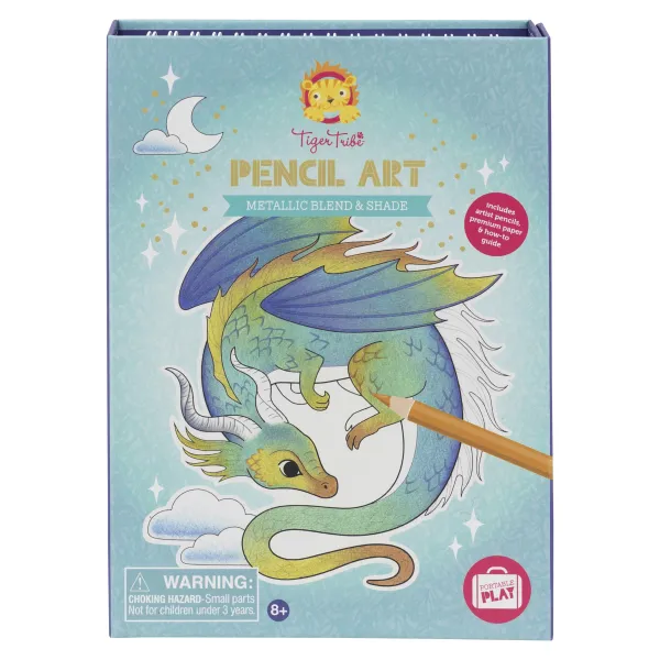 Tiger Tribe Pencil Art Metallic Blend set disegno 20 colori