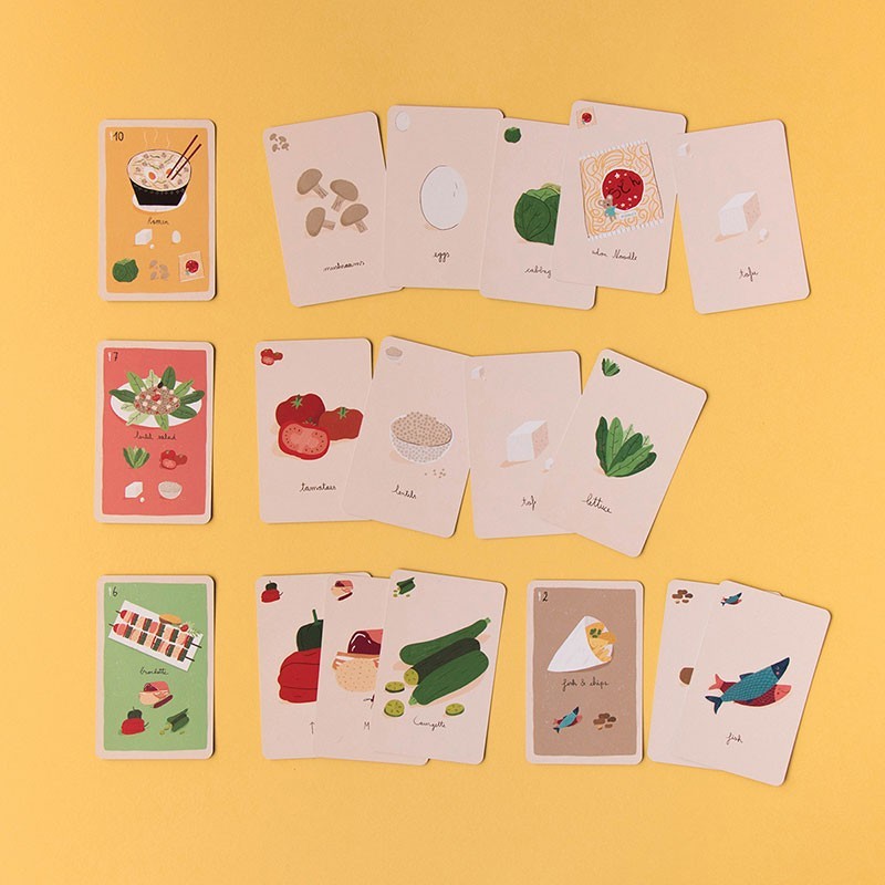 Londji A La Cuisine gioco da tavolo di carte cucina