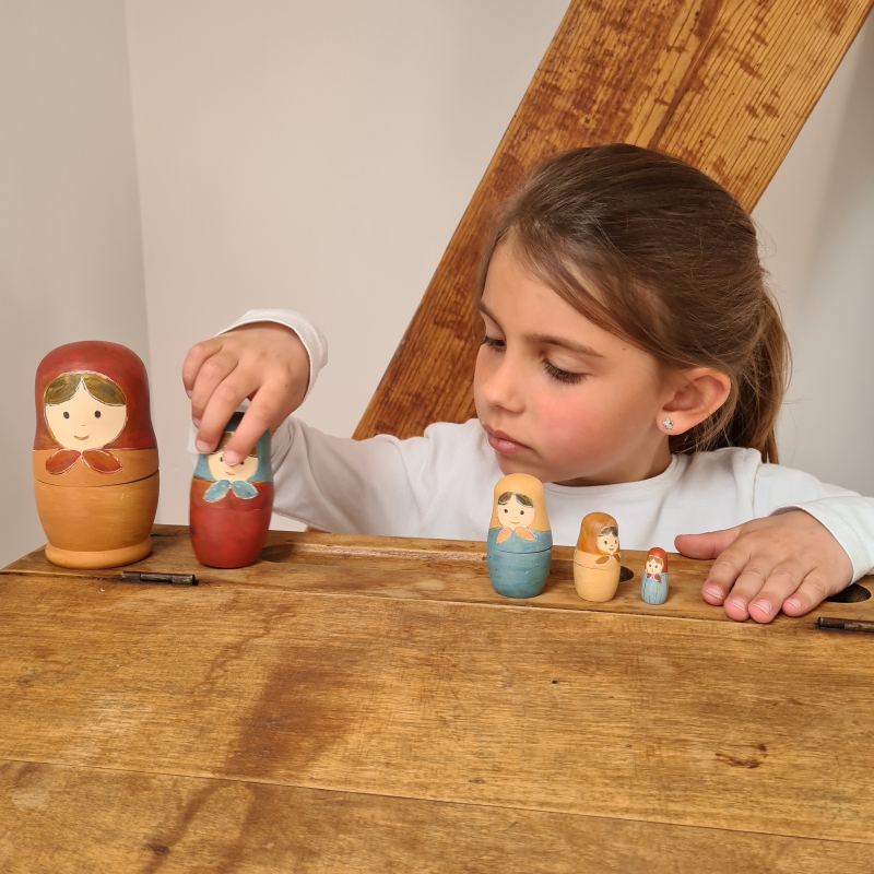 Egmont Toys Matrioska kit pittura legno 12 cm