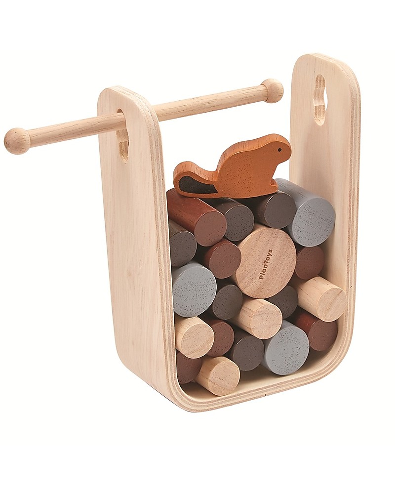 Plan Toys Timber Tumble gioco equilibrio diga castori