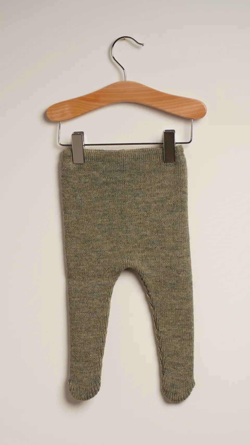 Mebi collant neonato punto verde bosco caldo