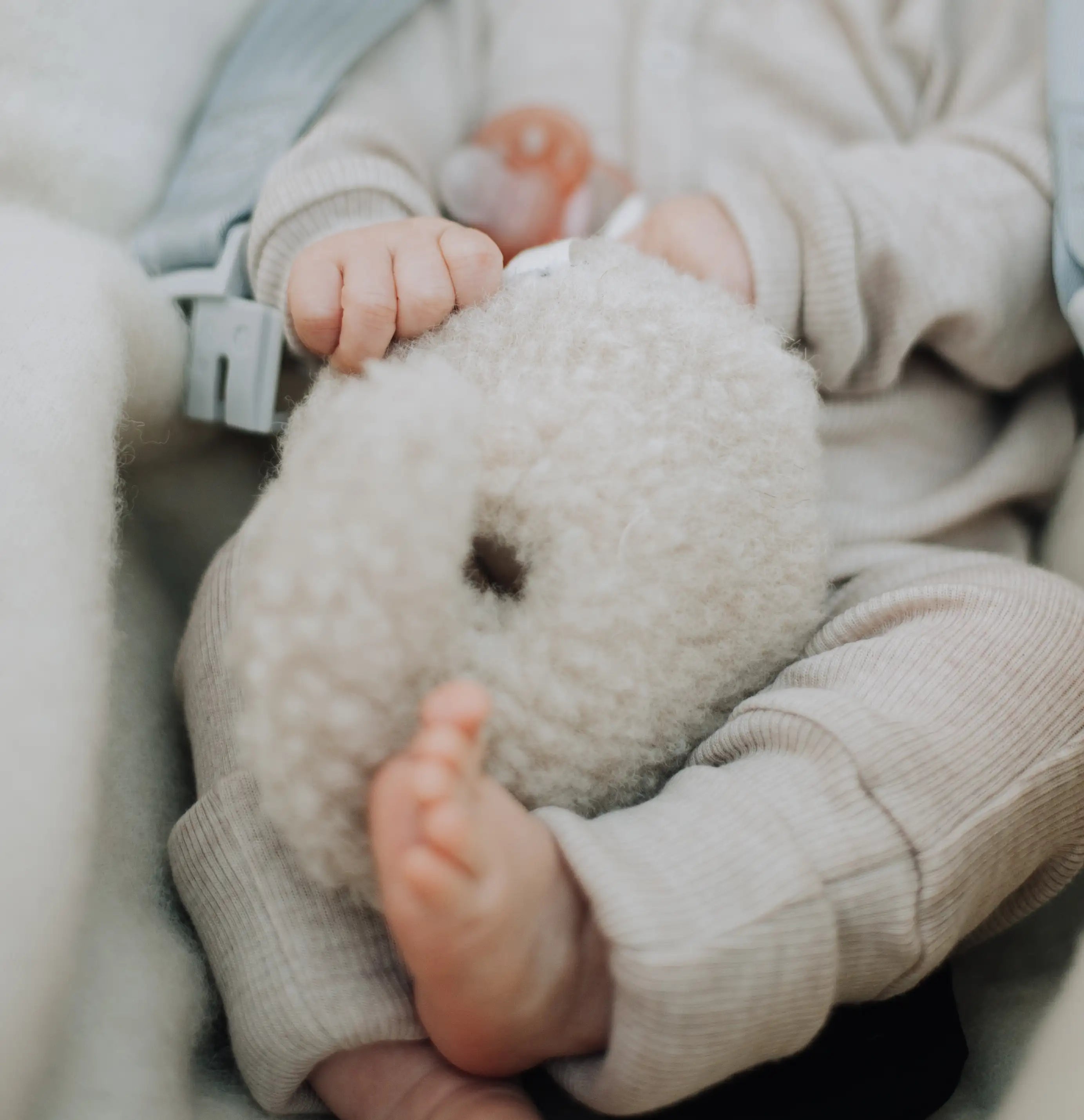 Kico Label doudou luna lana merino neonati