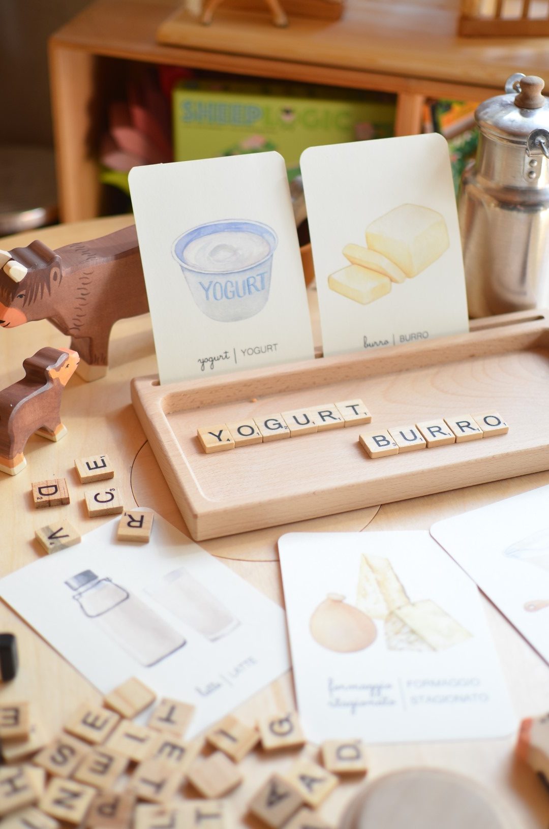 PlayKitBaboo Viaggio del Latte Kit Gioco con Libro