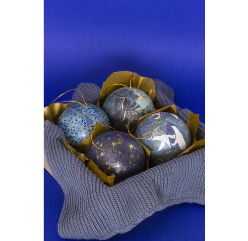 Decopatch Noel fogli decoupage set 4 fogli effetto foil