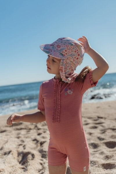 Little Dutch cappello sole bimba rosa sirene