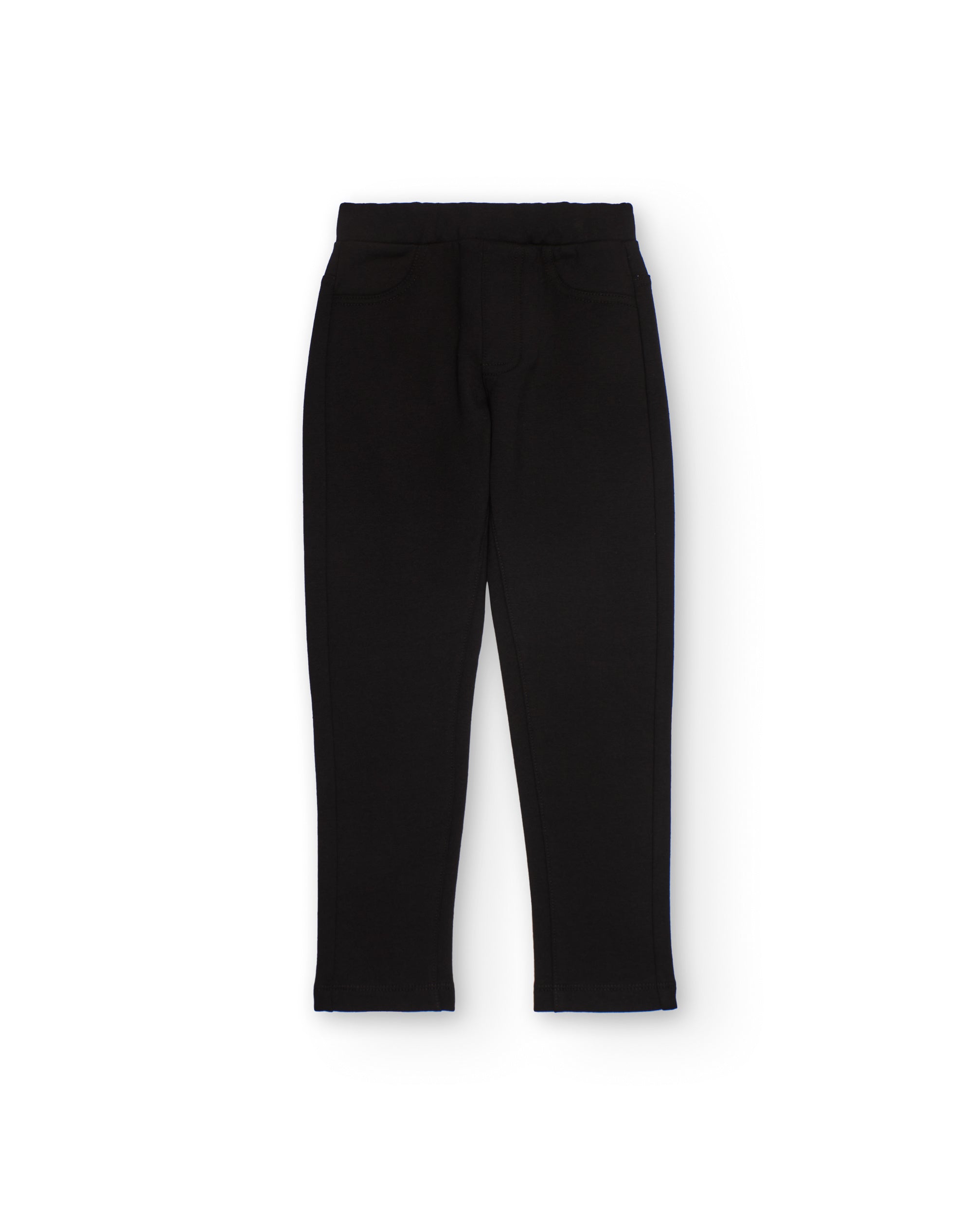 Tuc Tuc jegging bambina nero con tasche posteriori