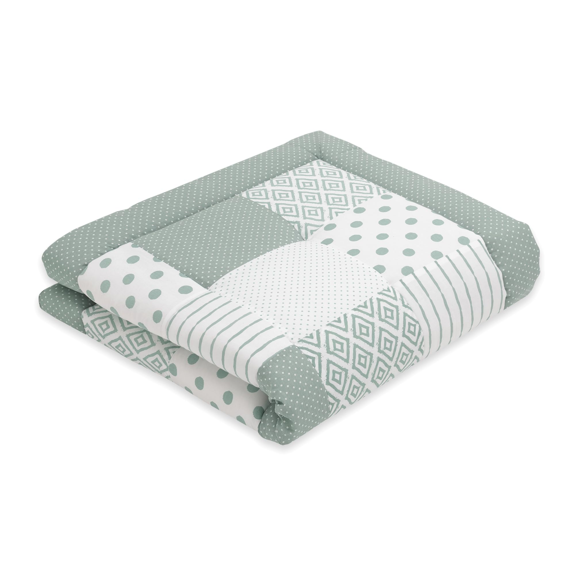 emma & noah Coperta Gattonare 120x120 Fiore Salvia Imbottita