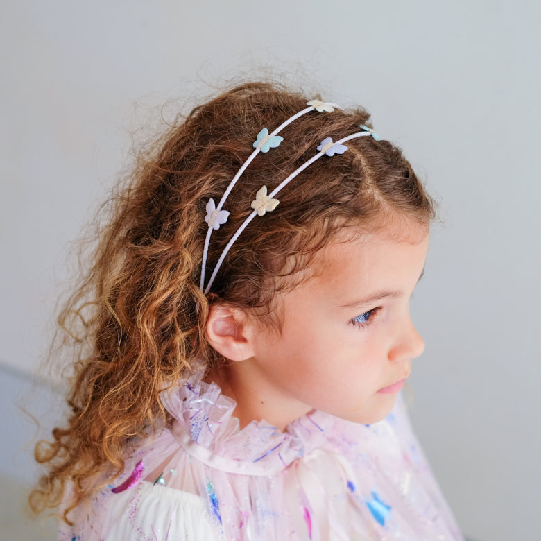 Mimi&Lula Doppio Cerchietto farfalle bambina