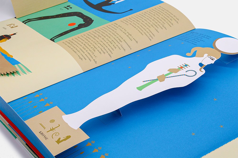 L'Ippocampo Egittomania libro bambini pop-up 20 pagine