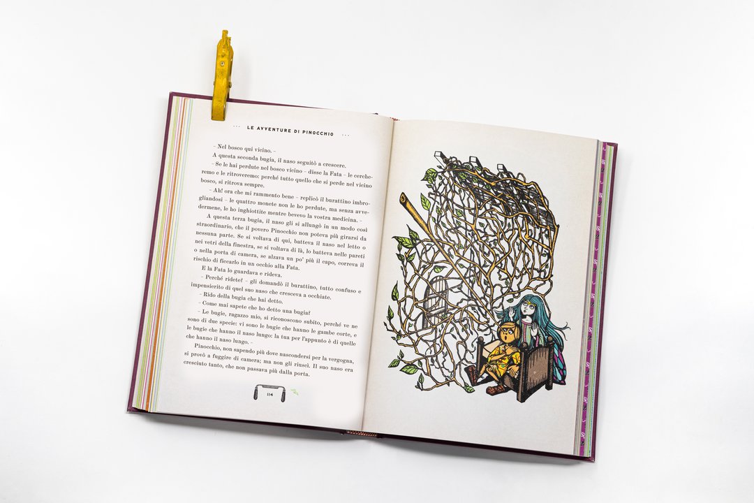 MinaLima Pinocchio libro interattivo cartonato 288 pagine