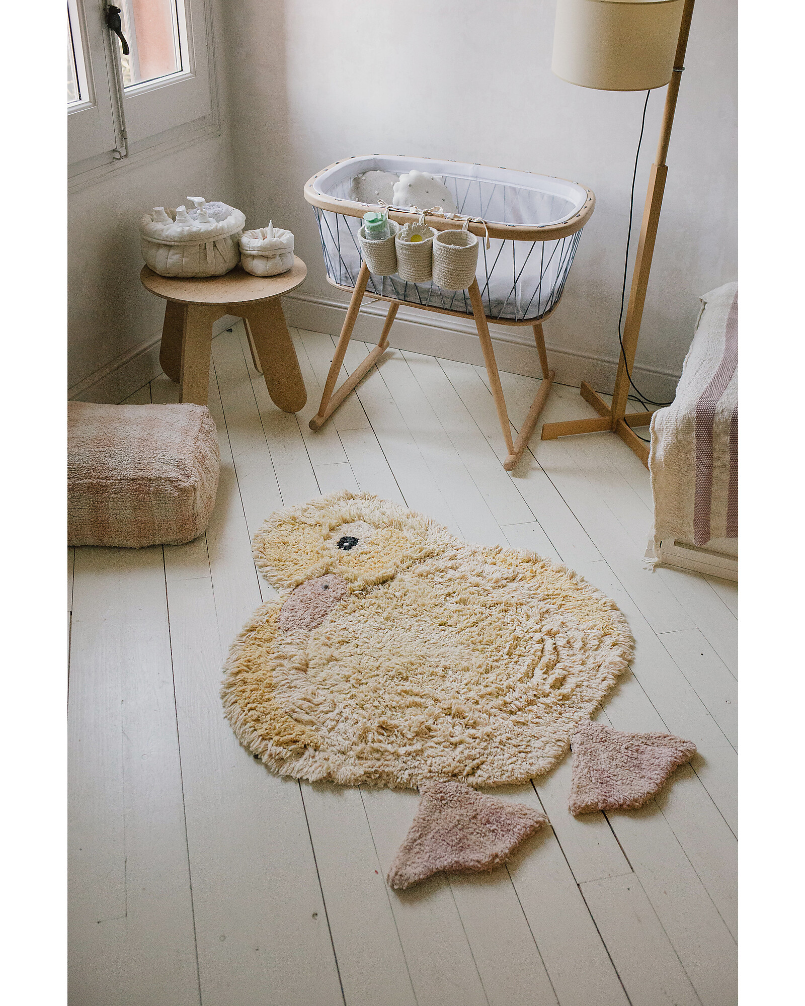 Lorena Canals Ducky tappeto cameretta 95x120 cm cotone