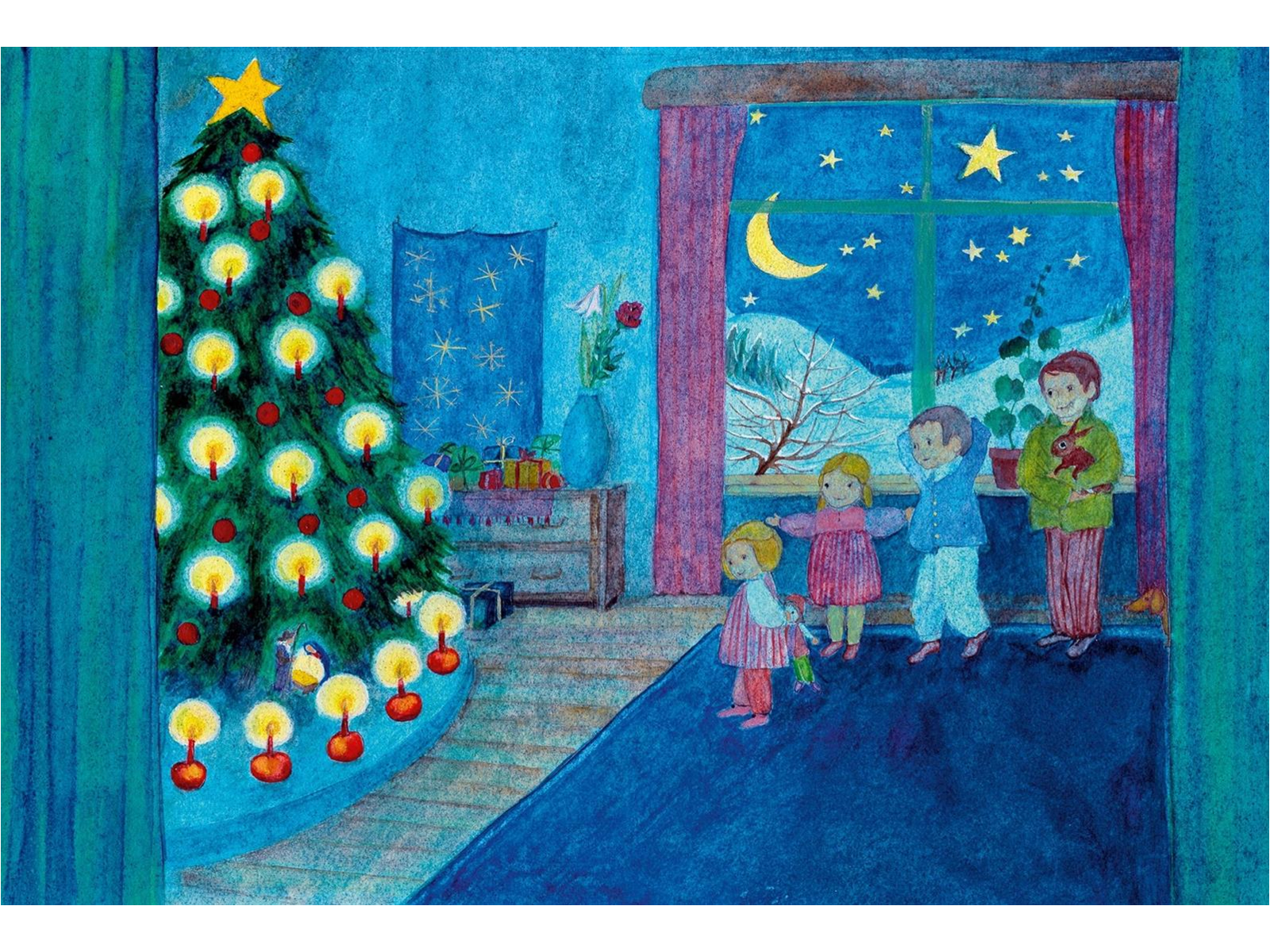 Ott-Heidmann Inverno libro cartonato silent book cerca e trova