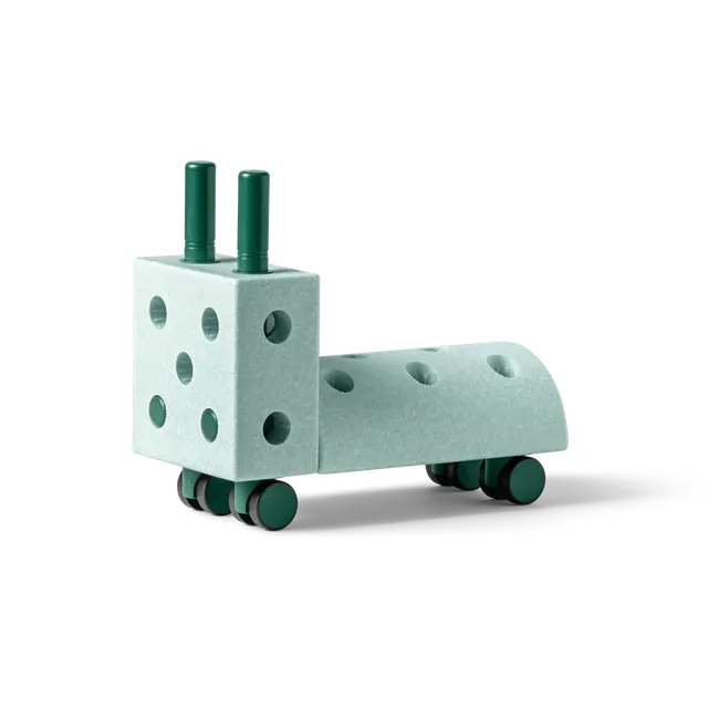Modu Tiny Ride Mint-Forest cavalcabile costruzioni 10 pezzi
