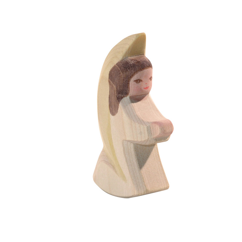 Ostheimer Angelo bianco figura legno 8 cm