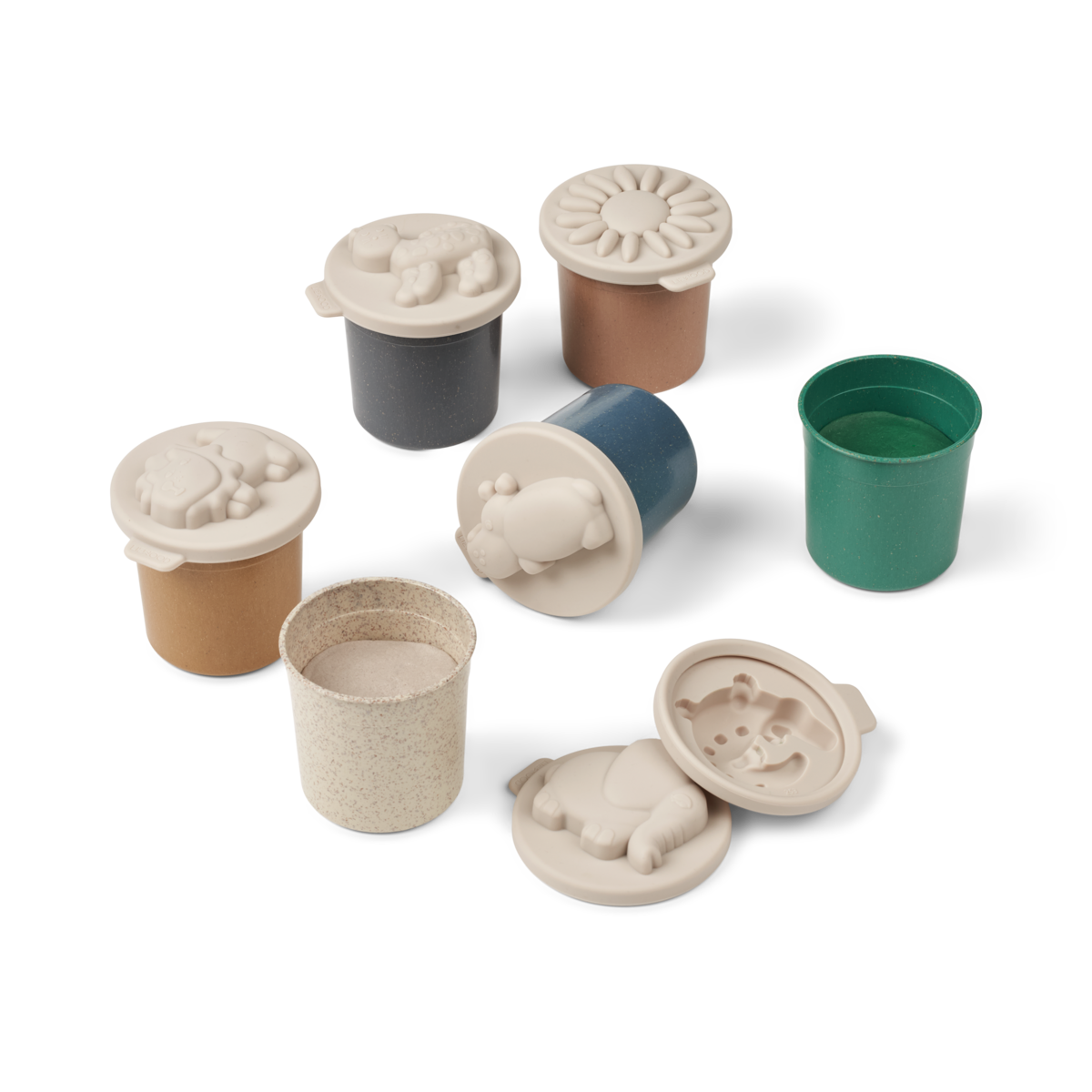 Liewood Safari set 6 barattoli pasta modellabile sensoriale