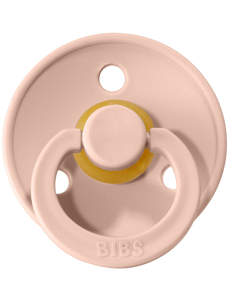 BIBS ciucci gomma naturale rosa e mattone 2 pezzi