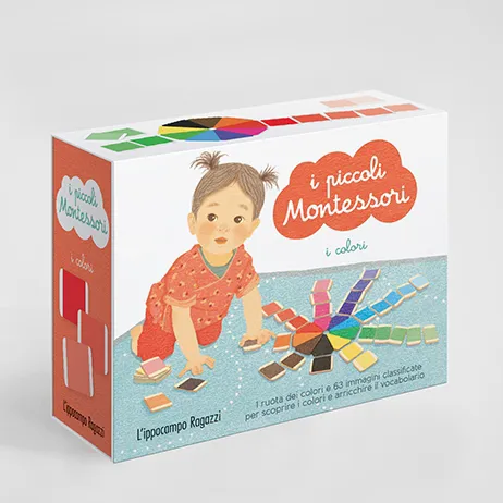 Ippocampo I Piccoli Montessori I Colori cofanetto 63 carte