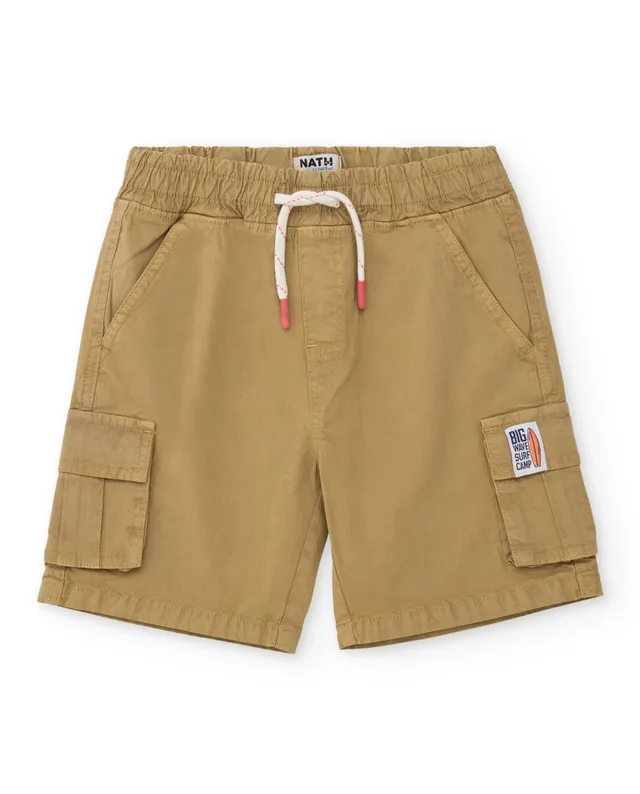 Tuc Tuc bermuda bimbo camel con tasche cargo
