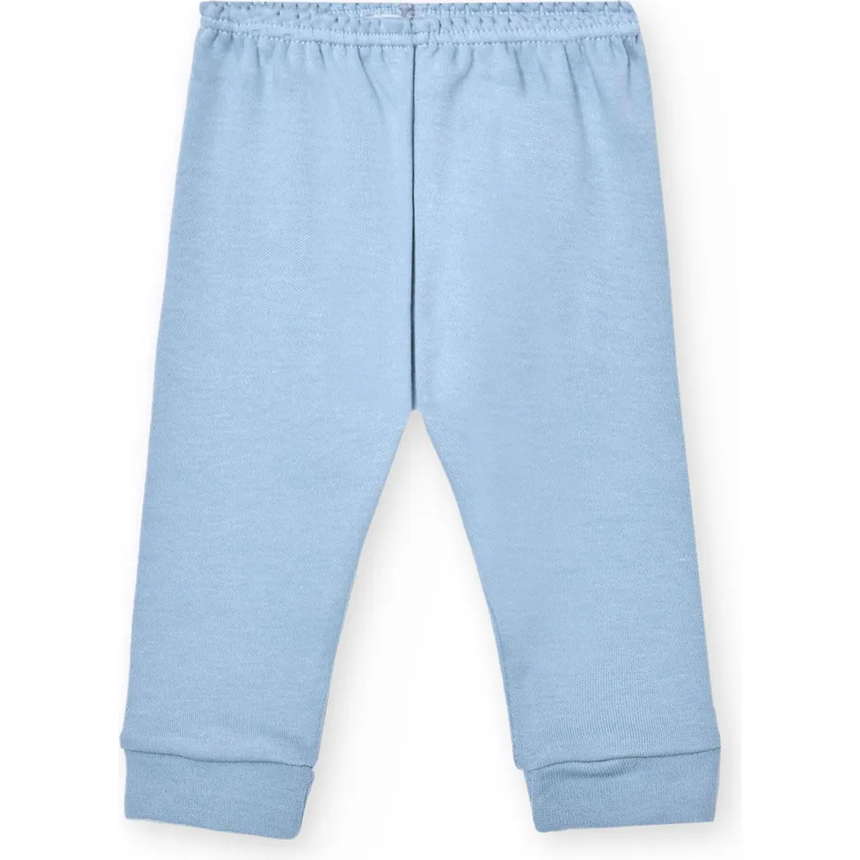 Babidu Basic Baby 3117 leggings neonato azzurro 12 mesi