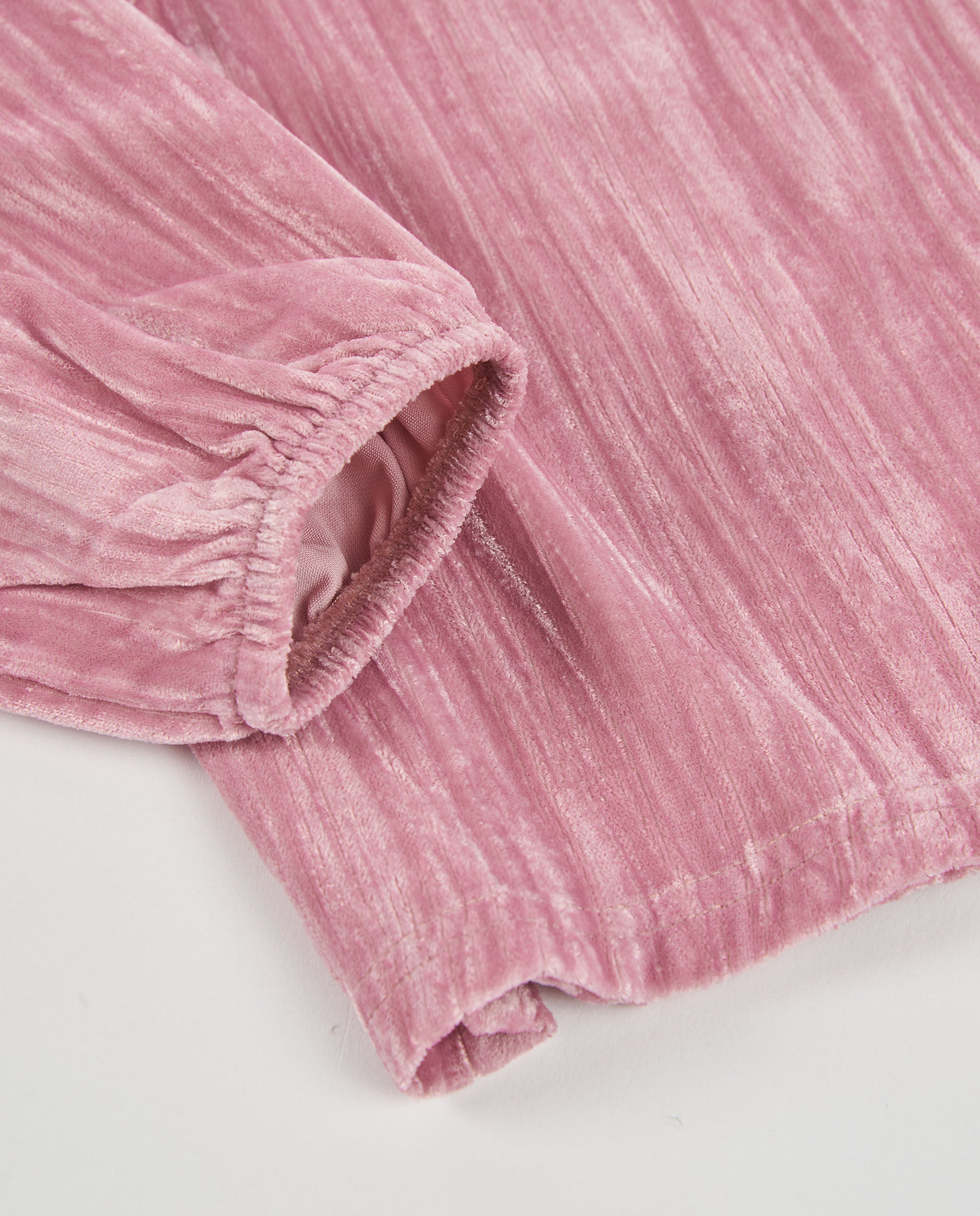 Tuc Tuc camicia bambina rosa collo plissé
