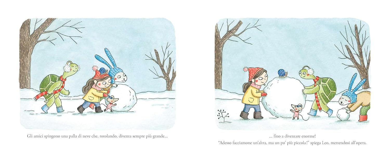 La Margherita Lucilla e Amici Inverno libro bambini 3-6 anni