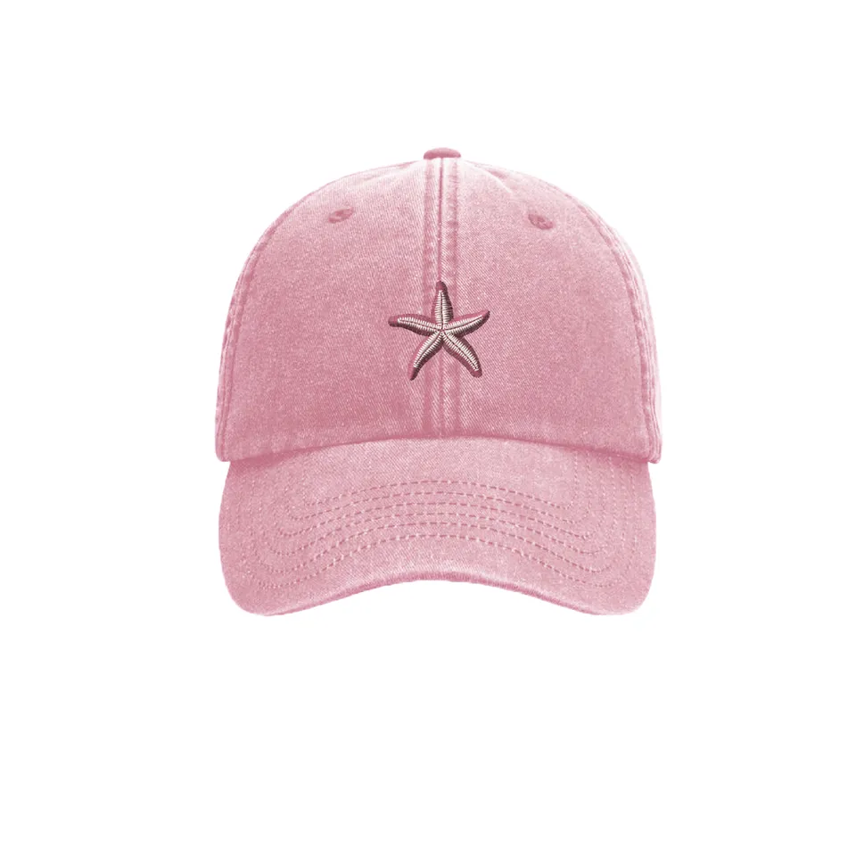 Ella and Rapha Starfish cappellino rosa taglia unica anti-UV