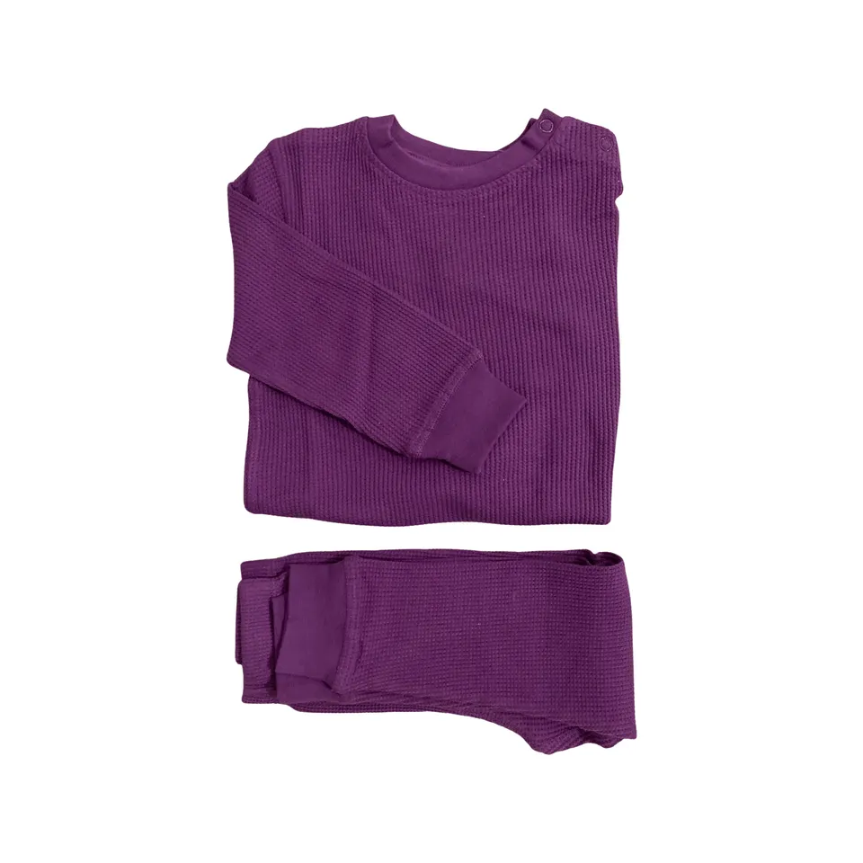 Slugs & Snails Amethyst set waffle cotone 2 pezzi