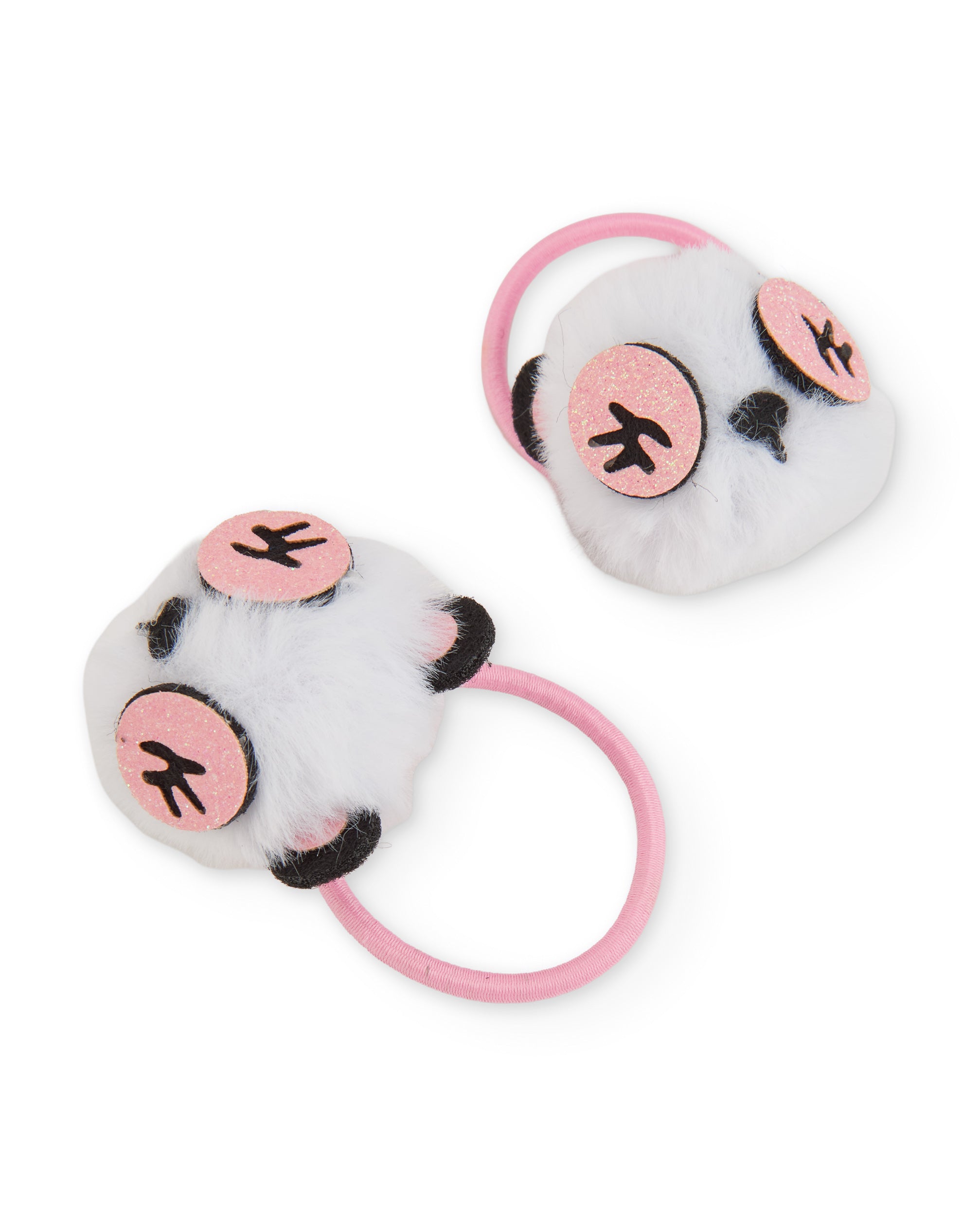 Tuc Tuc elastici capelli bianchi pon pon panda