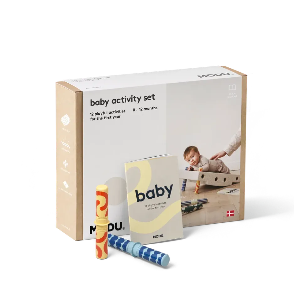 MODU Sand-Honey set attività neonato 10 pezzi sensoriale