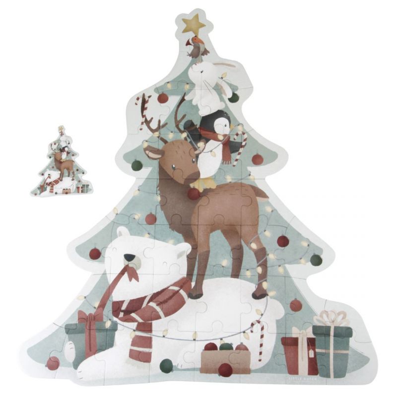 Little Dutch X-mas puzzle XL puzzle Natale 35 pezzi