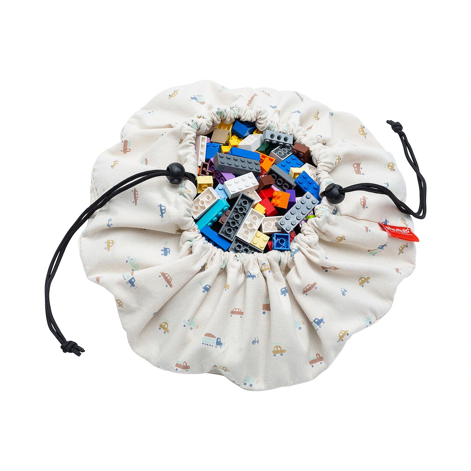 Play&Go Cars Mini Sacco Portagiochi Cotone 40 cm