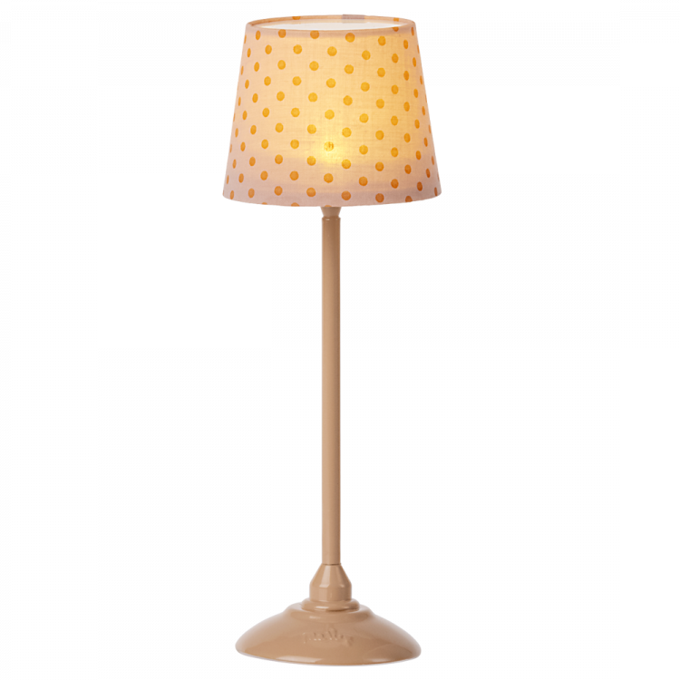 Maileg Micro Floor Lamp lampada miniatura rosa luce